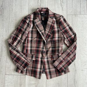 Plaid Blazer